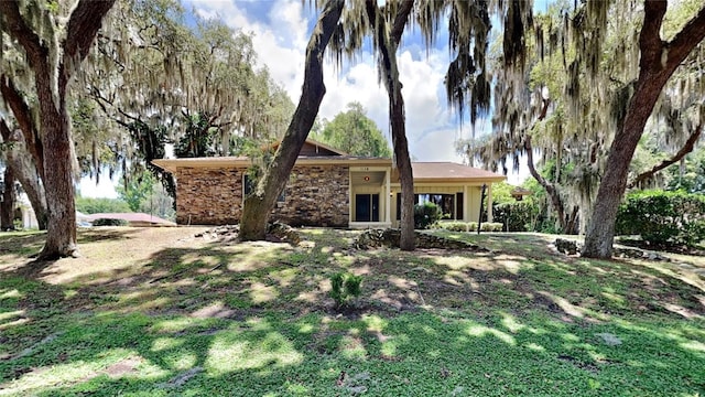 view of ranch-style home