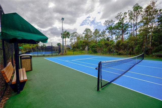 view of sport court with basketball court