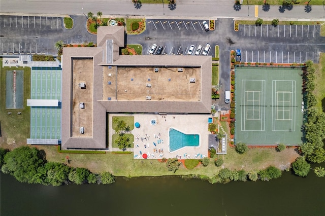 10036 63rd Ave N Unit 23, Saint Petersburg, FL 33708 - aerial view of a pool area