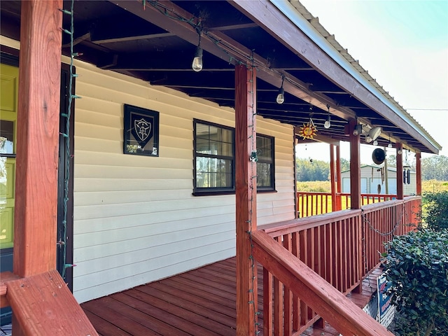 view of deck