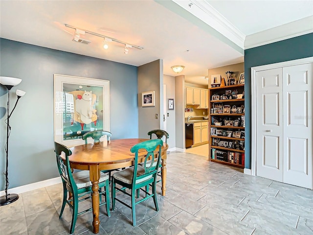 view of dining area