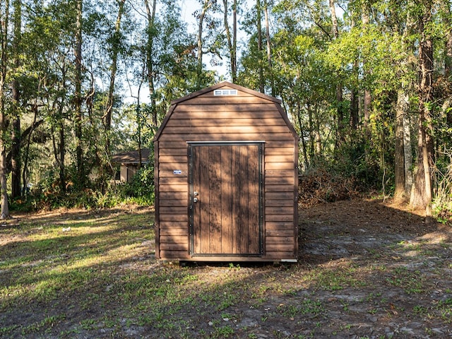 view of outdoor structure