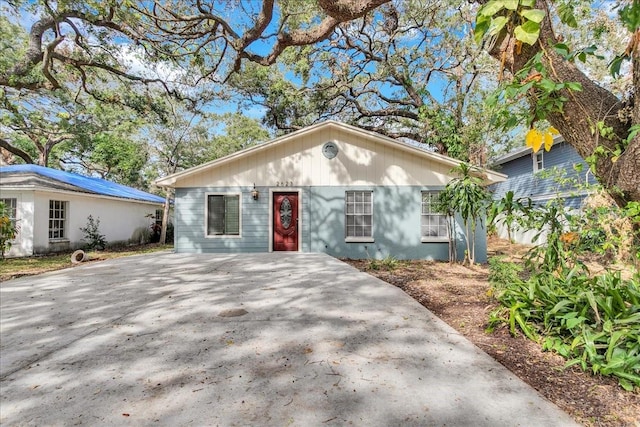 view of ranch-style home