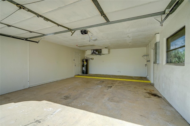 18138 Lake Worth Blvd, Port Charlotte, FL 33948 - garage with a garage door opener and electric water heater