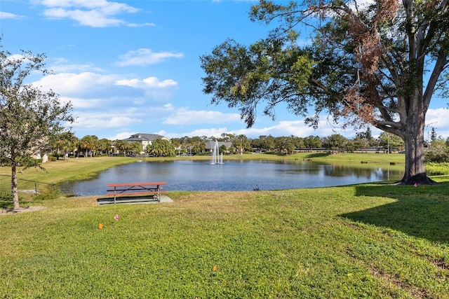 property view of water