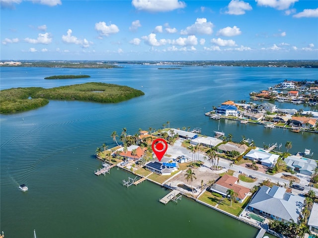 12520 4th St E, Treasure Island, FL 33706 - drone / aerial view of a large body of water