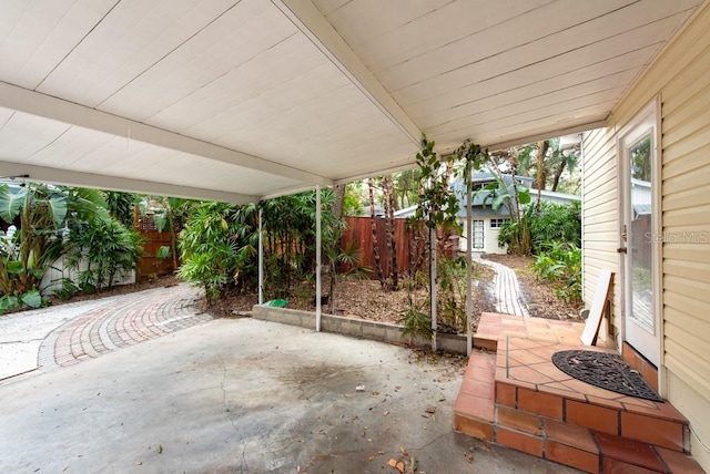 view of patio