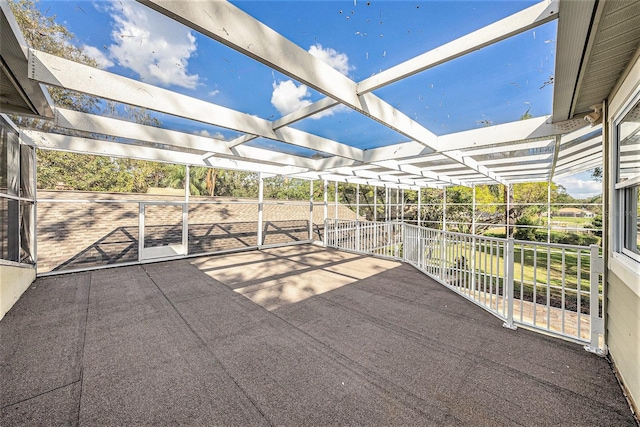 view of patio / terrace with a pergola