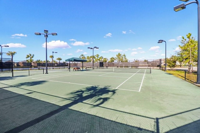 9407 Channing Hill Dr, Ruskin, FL 33573 - view of sport court featuring fence