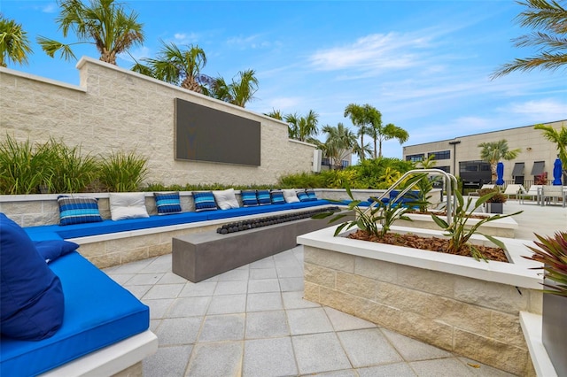 view of patio / terrace featuring outdoor lounge area