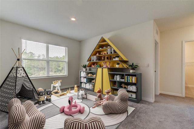 33351 Apricot Tree Ct, Wesley Chapel, FL 33543 - living area with carpet floors and baseboards