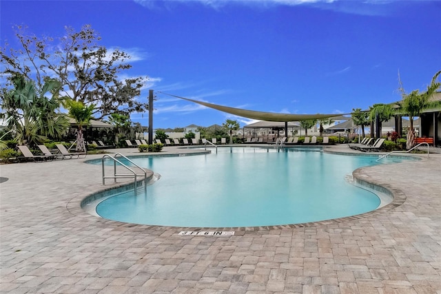 33351 Apricot Tree Ct, Wesley Chapel, FL 33543 - community pool featuring a patio area