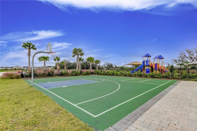 33351 Apricot Tree Ct, Wesley Chapel, FL 33543 - view of basketball court featuring community basketball court