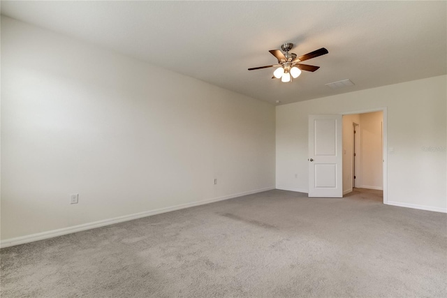 33351 Apricot Tree Ct, Wesley Chapel, FL 33543 - spare room with carpet flooring and ceiling fan