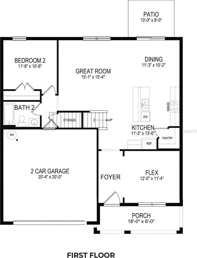 33351 Apricot Tree Ct, Wesley Chapel, FL 33543 - view of floor plan / room layout