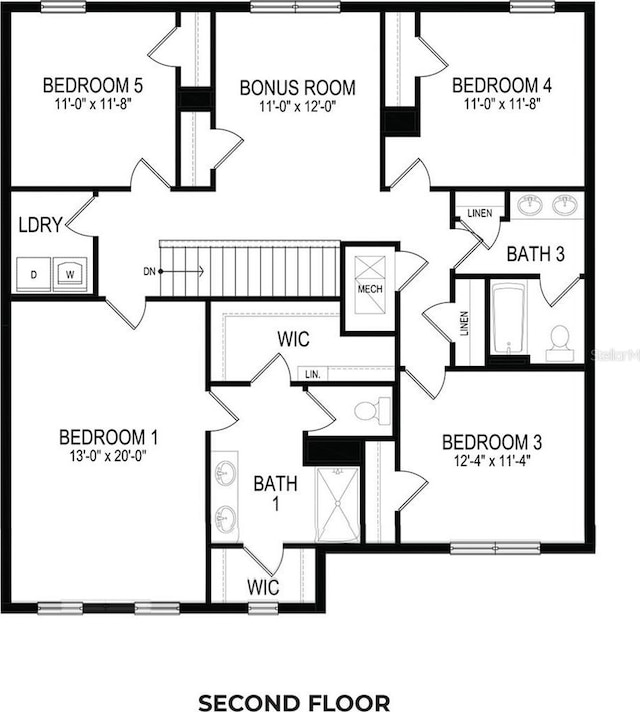 33351 Apricot Tree Ct, Wesley Chapel, FL 33543 - view of home floor plan