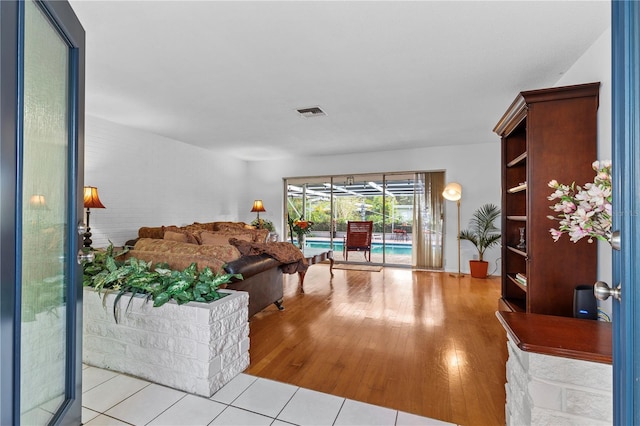 2516 Roberta St, Largo, FL 33771 - living room with wood finished floors