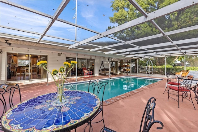 2516 Roberta St, Largo, FL 33771 - swimming pool featuring a lanai and a patio