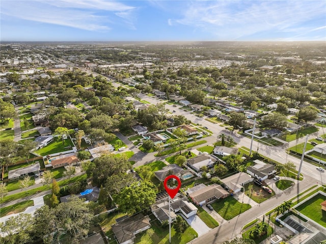 2516 Roberta St, Largo, FL 33771 - aerial overview of property's location featuring nearby suburban area