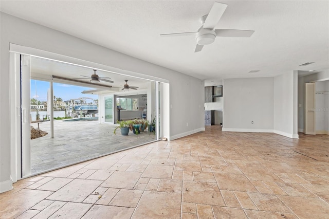 view of unfurnished living room