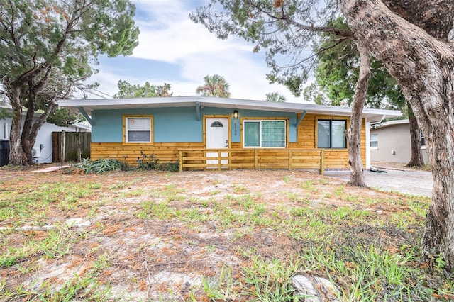 view of ranch-style house