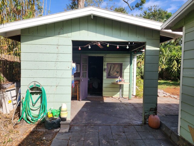 view of outbuilding