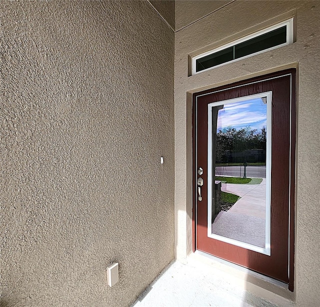 view of property entrance