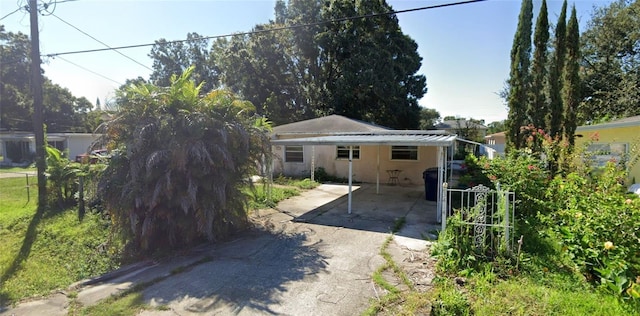 rear view of property with a patio