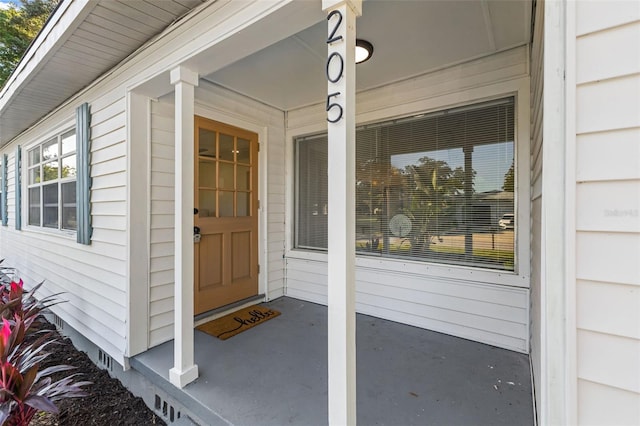 view of entrance to property