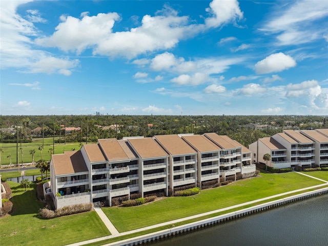 view of property featuring a water view