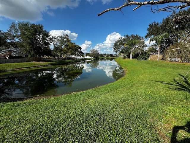 view of water feature