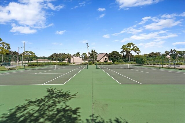 view of sport court