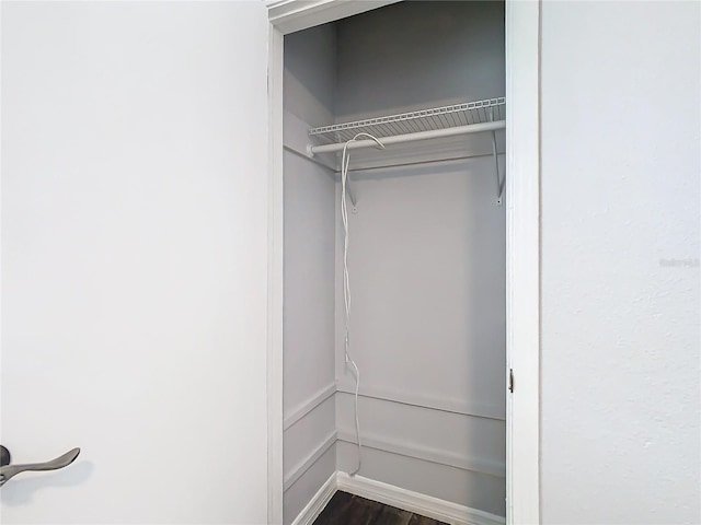 view of closet