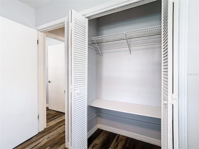 view of closet