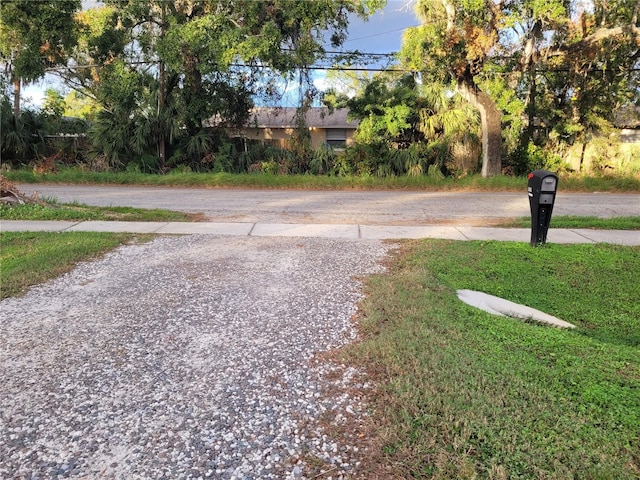 view of road