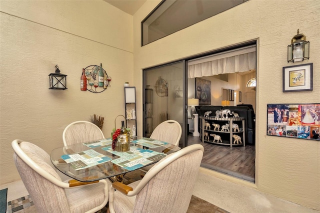 dining room featuring hardwood / wood-style floors