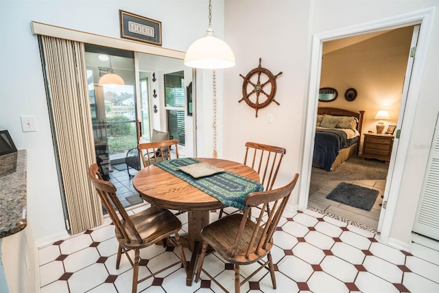 view of dining room