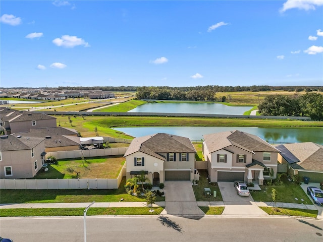 8968 Parsons Hill Blvd, Wesley Chapel, FL 33545 - aerial view of residential area featuring a large body of water