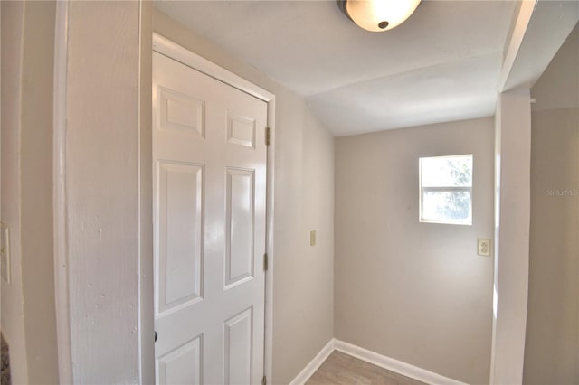 interior space with lofted ceiling