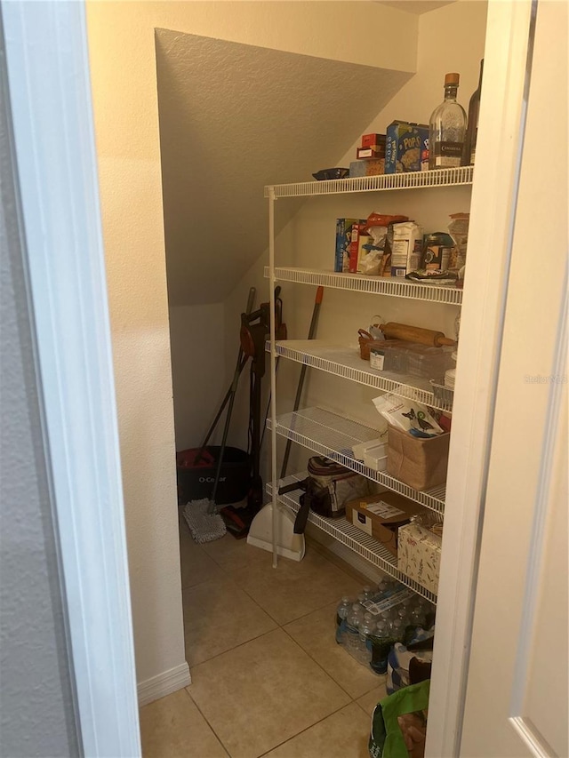 view of pantry