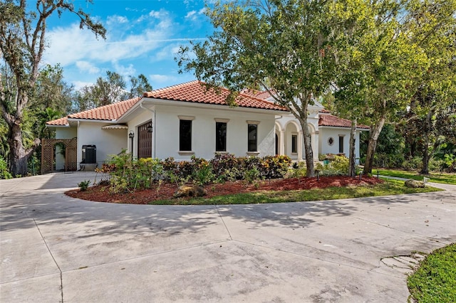 view of mediterranean / spanish house