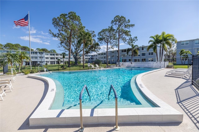 view of pool