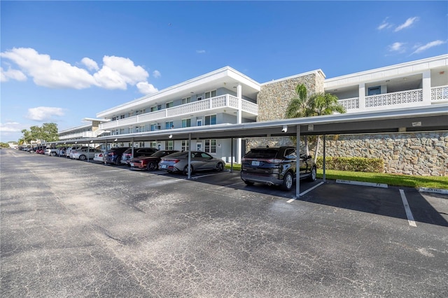 view of car parking