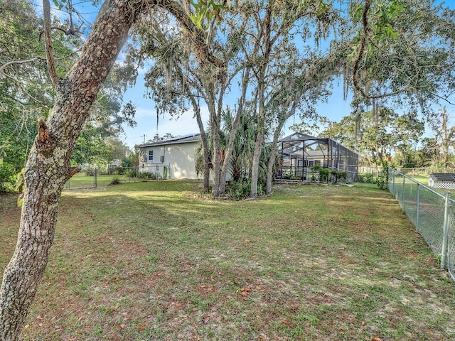 5800 W Spicey Hill Dr, Homosassa, FL 34448 - view of yard with glass enclosure