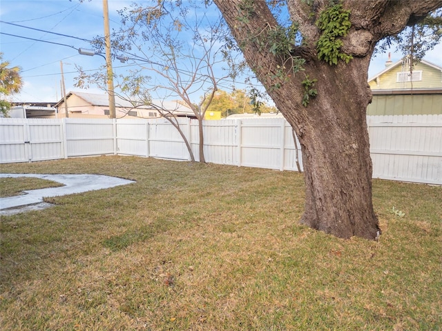 view of yard