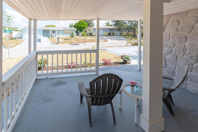 view of patio / terrace featuring a porch