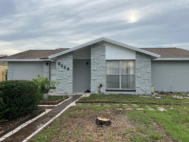 view of ranch-style home