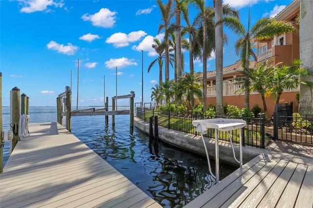 101 12th St E, Tierra Verde, FL 33715 - dock area with a water view and boat lift