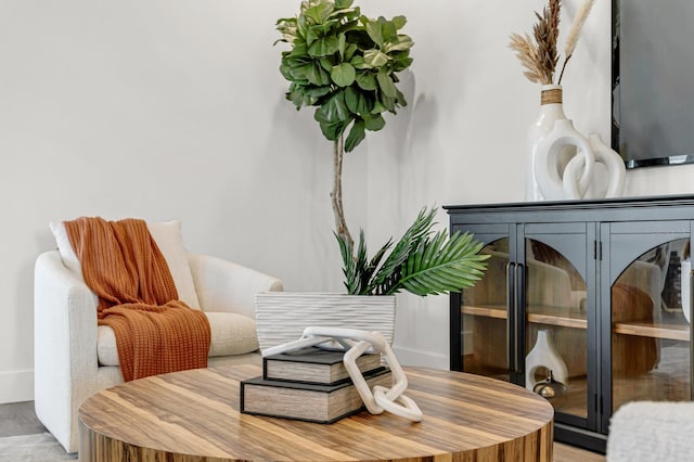 view of living area