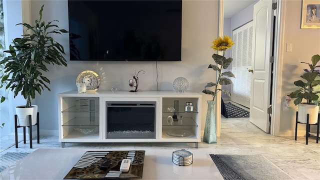 bar with white cabinets